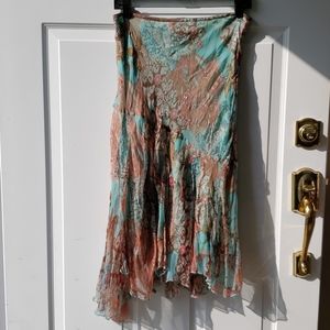 Guess Boho Asymmetrical Hem Skirt